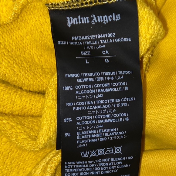 Palm Angels Mustard Crewneck - Picture 4 of 4